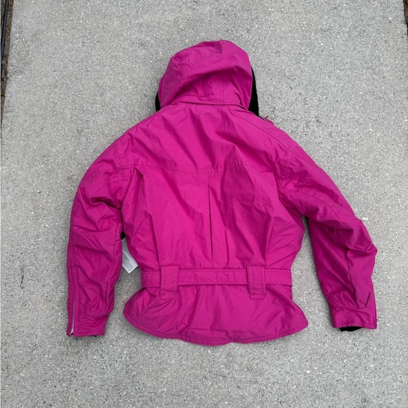 Vintage 90s Obermeyer Pink Ski Snow Coat Jacket Size 6 Petite Women’s Small - Picture 7 of 13